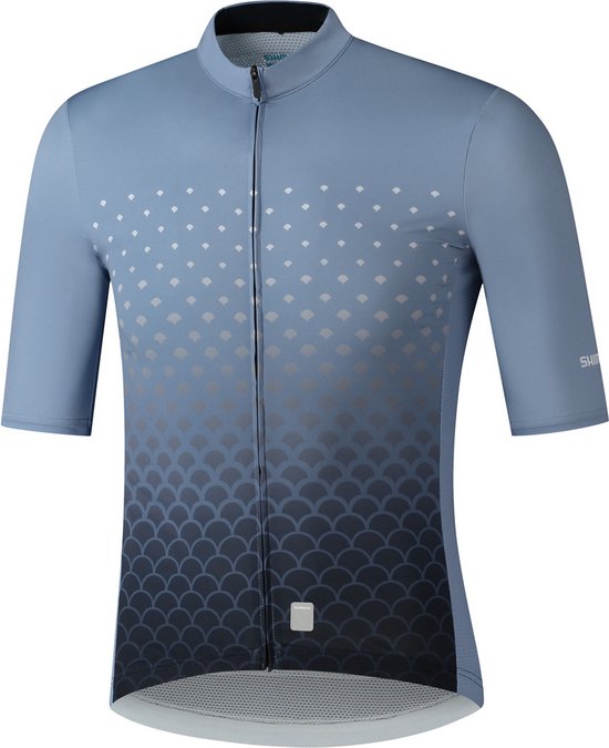 Shimano Maillot De Cyclisme Manches Courtes Breakaway Homme Blauw Aqua - XXL