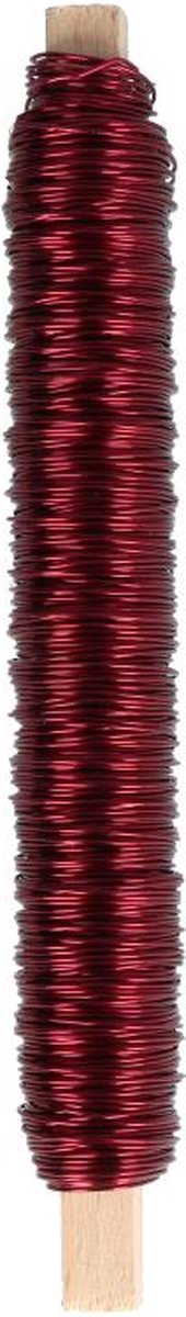 Wikkeldraad Bordeaux | 0,50mm x 50m | 100 g