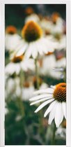 Deursticker Bloemen - Herfst - Botanisch - 90x215 cm - Deurposter
