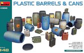 1:48 MiniArt 49010 Plastic Barrels and Cans for Diorama Plastic Modelbouwpakket