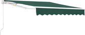 Zonnescherm Dougal - Handbediend - met Uitschuifbare Arm - 300x250 cm - Donkergroen - UV Bescherming - Weerbestendig