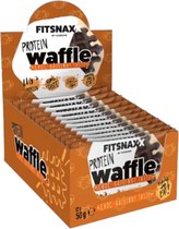 Rabeko | Fitsnaxx | Protein Waffle | Choc Hazelnut | Doos | 12 x 50 gram