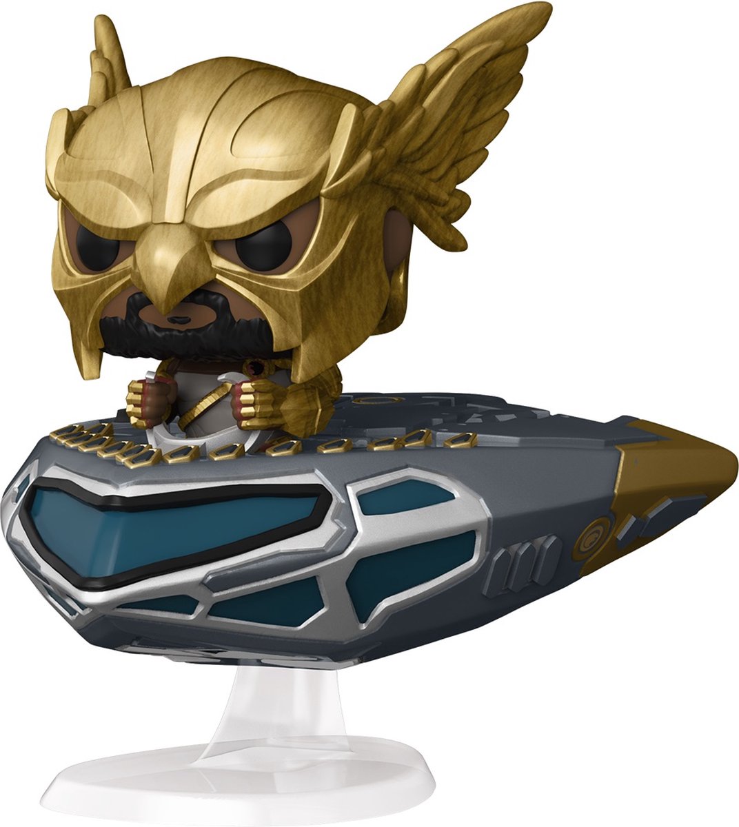 Funko Black Adam Verzamelfiguur DC Comics POP! Rides Super Deluxe Hawkman In Cruiser 15 cm Multicolours