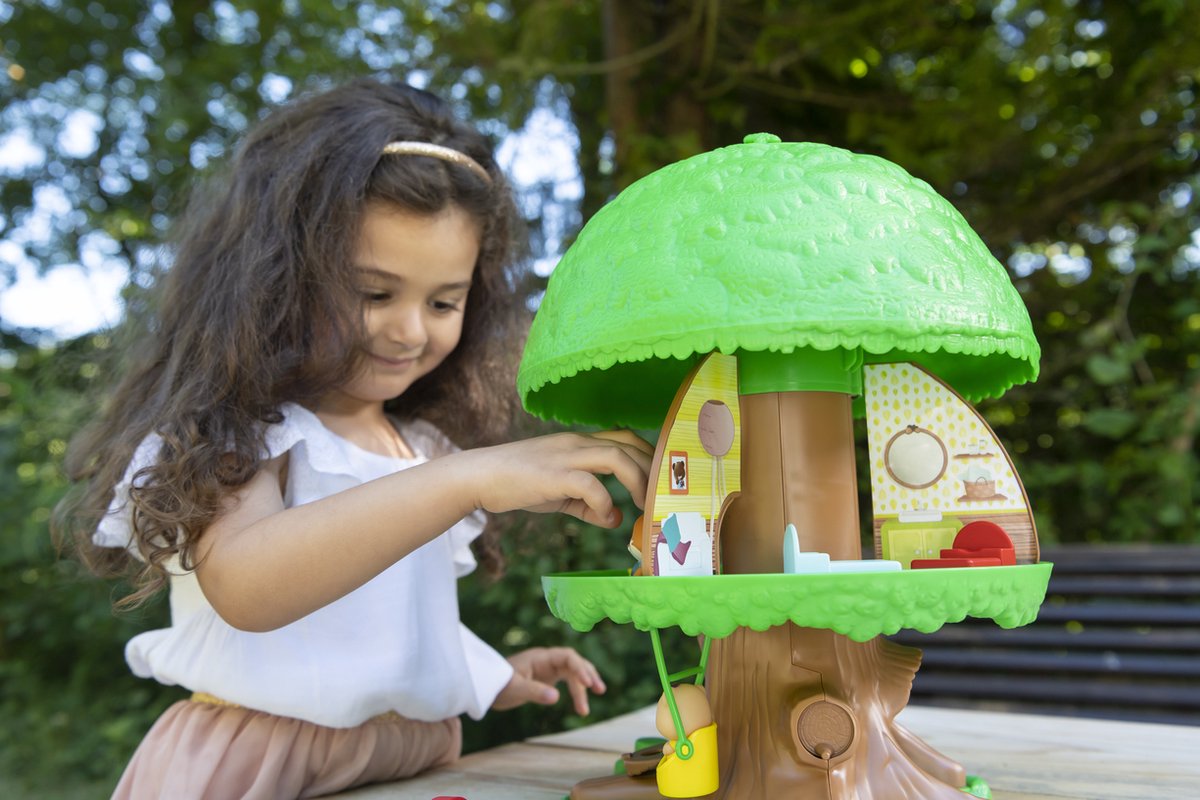 Klorofil Magische Speelboom – Interactief kinderspeelgoed – Dieren Speelgoed - Speelgoed vanaf 18 maanden – Inclusief 2 dieren: Eliot de Vos & Ruby de Beer – 15-Delig — afbeelding 7