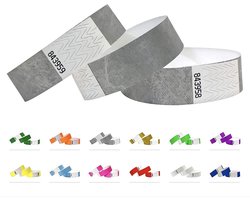 Tyvek polsbandjes voor evenementen - 1000 stuks - Zilver