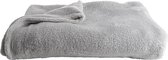 Gusta - Fleece plaid - Super zacht en warm fleece deken - 125 x 150 cm - Muisgrijs