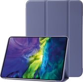 Coque Apple iPad 10 10.9 (2022) - Mobigear - Série Tri-Fold Gel - Bookcase en similicuir - Violet - Coque adaptée pour Apple iPad 10 10.9 (2022)