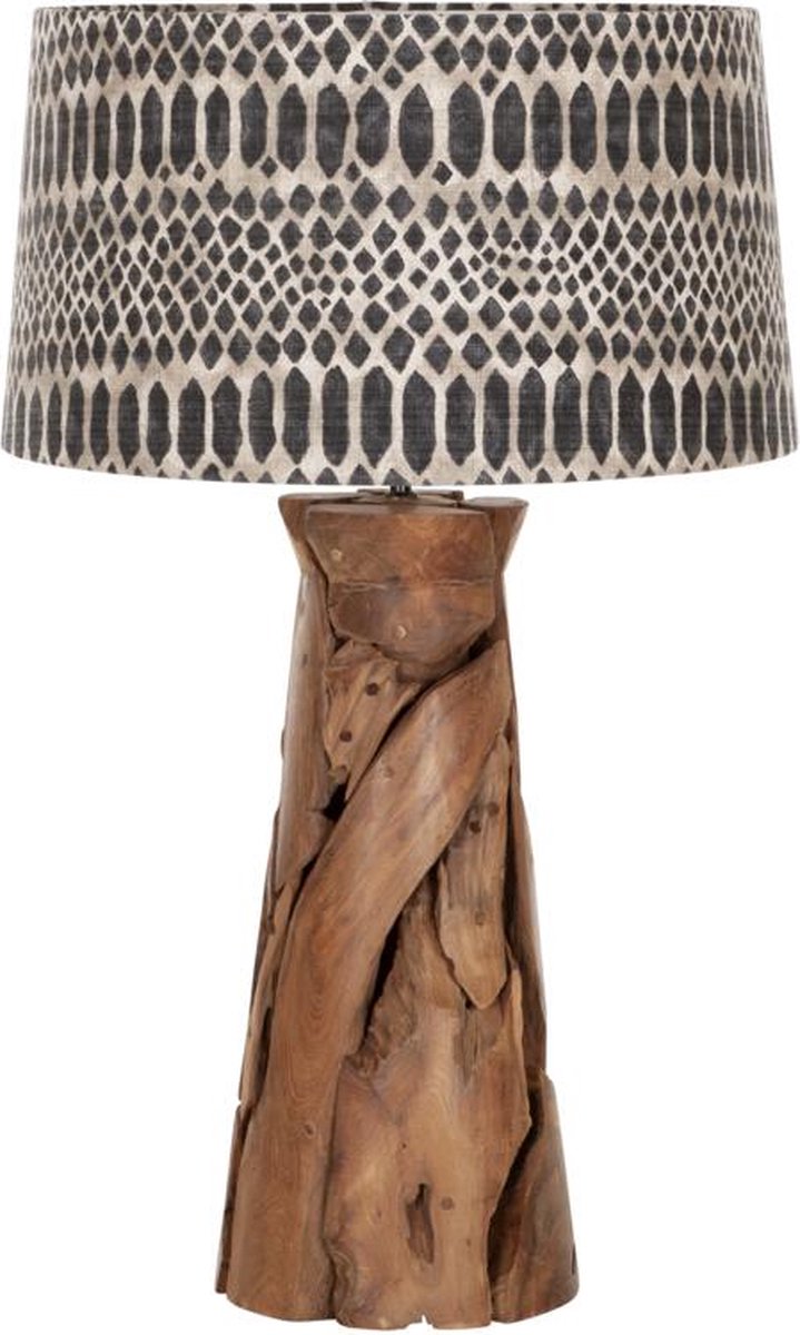 MUST Living Table lamp Jungle large,72xØ35 cm, tribal shade