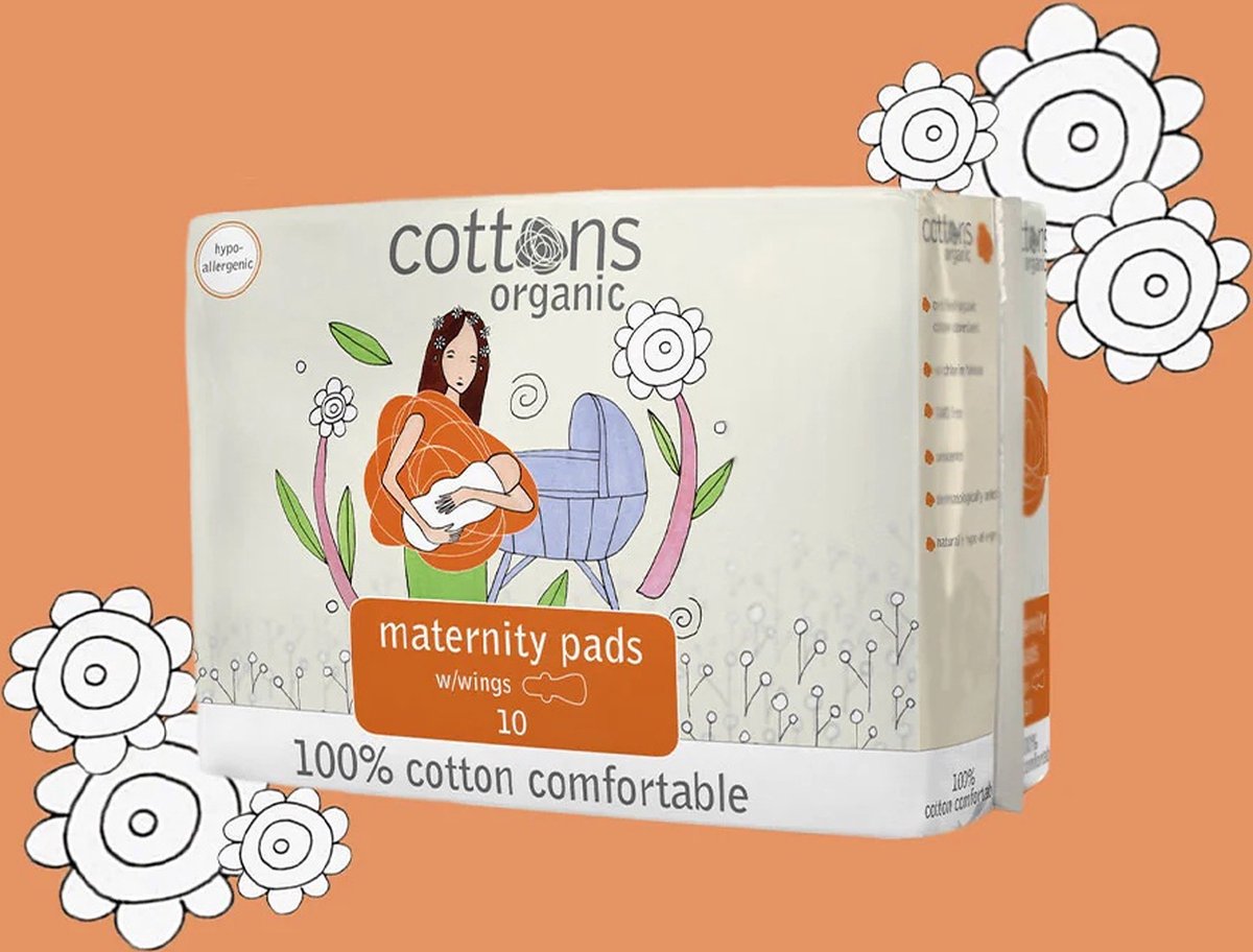 Cottons Kraamverband 10 stuks