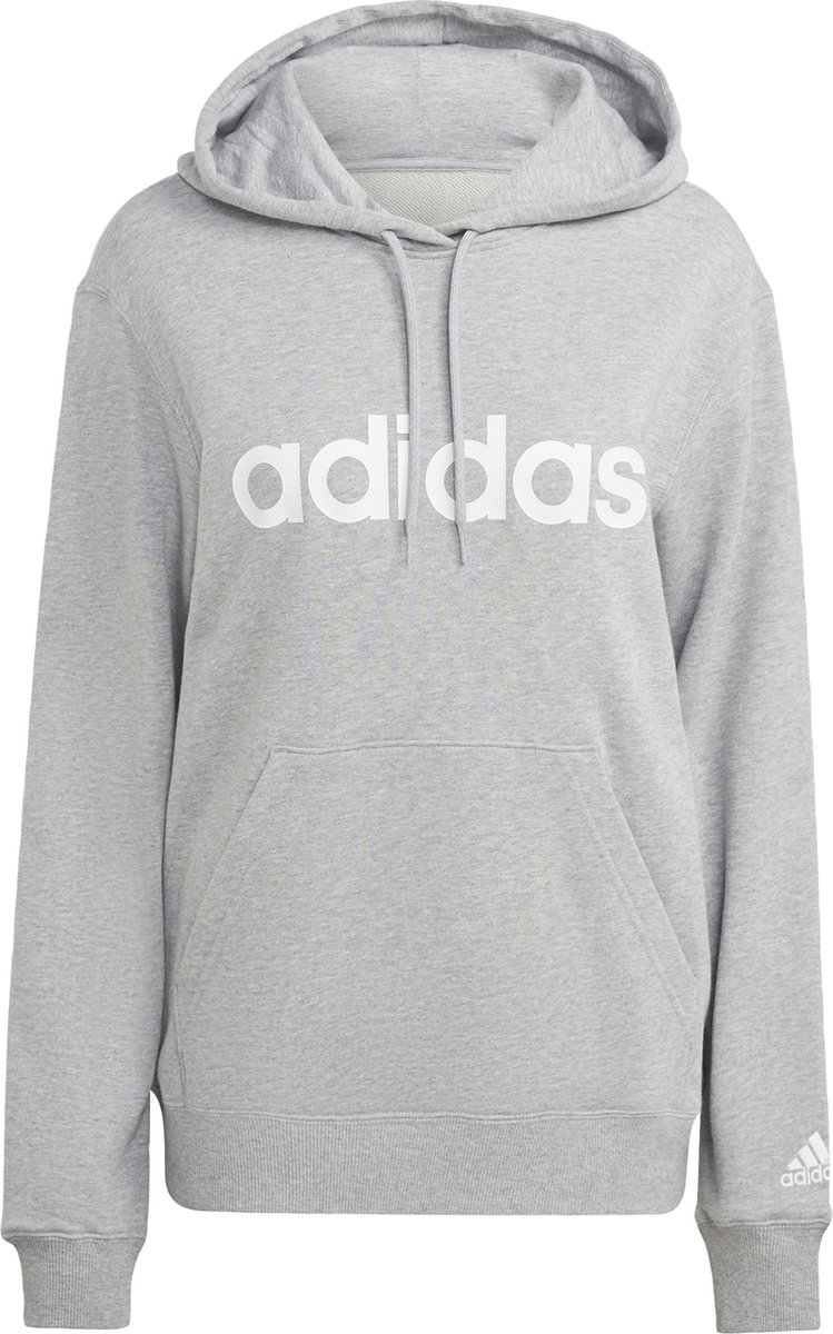 adidas Sportswear Essentials Linear Hoodie Dames Grijs