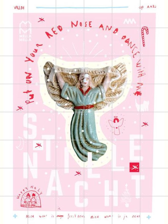 IXXI Stille Nacht - Wanddecoratie - Kerst - 120 x 160 cm