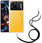 Cazy Hoesje met koord geschikt voor Poco X5 Pro Focus On The Good