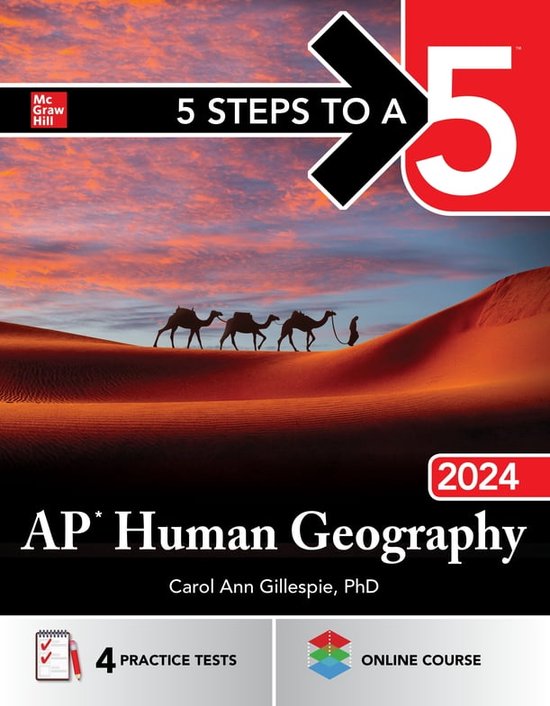 5 Steps to a 5 AP Human Geography 2024 (ebook), Carol Ann Gillespie