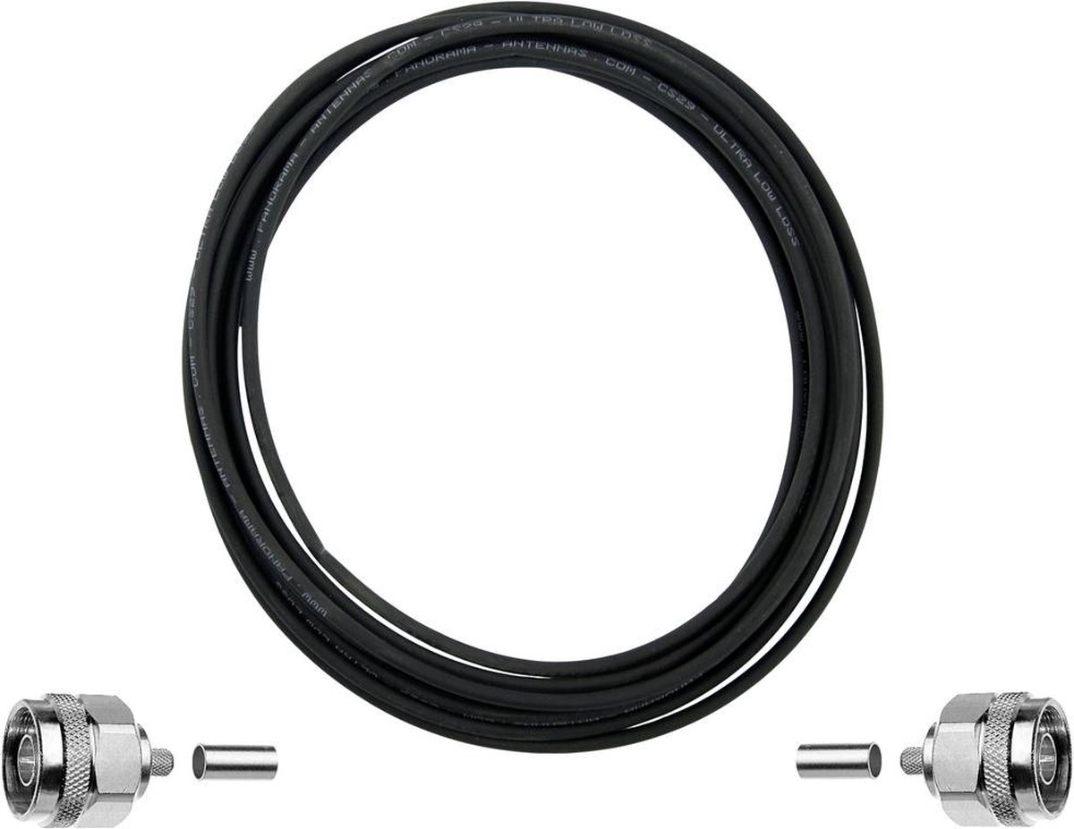Wittenberg Antennen 10 m Antennekabel Halogeenvrij N-stekker 103448