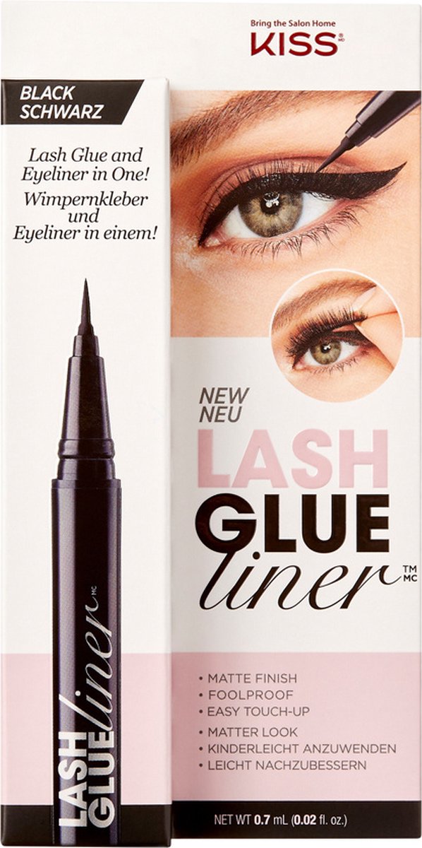 KISS Lash GLUEliner Black