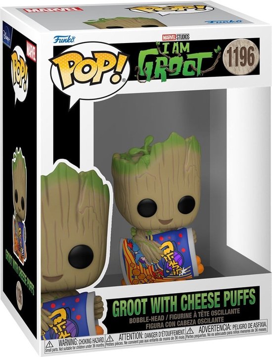 Funko Groot met Cheese Puffs - Funko Pop! - I Am Groot Figuur - Funko