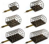 Drennan Stainless Oval Cage Feeders - Maat : Mini 15g