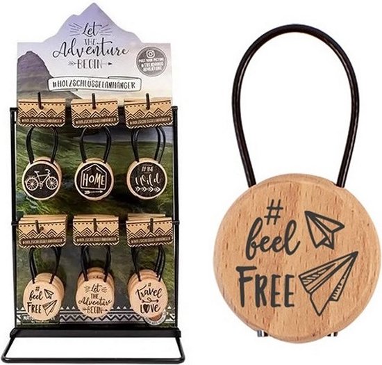 Houten Sleutelhanger 'De Beste Ooit' vanaf 1 stuk