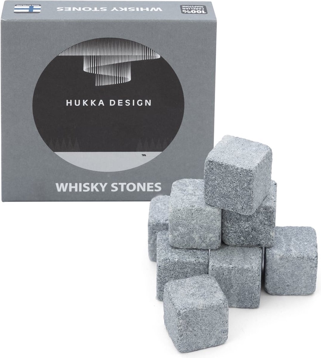 Hukka - Whisky koelstenen - 9 stuks