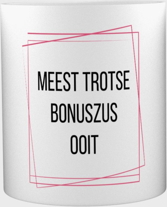 Akyol - tasse à café la plus fière sœur bonus de tous les temps - tasse à thé - sœur - sœur bonus fière - cadeau d'anniversaire - anniversaire - cadeau - cadeau pour sœur - articles sœur - cadeau - cadeau - cadeau - contenu 350 ML