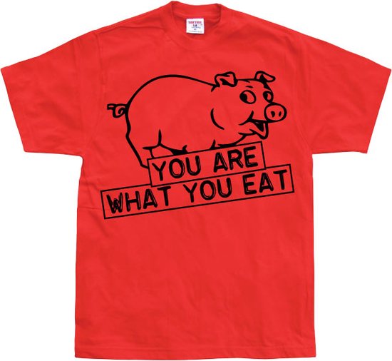 You Are What You Eat - Large - Rood