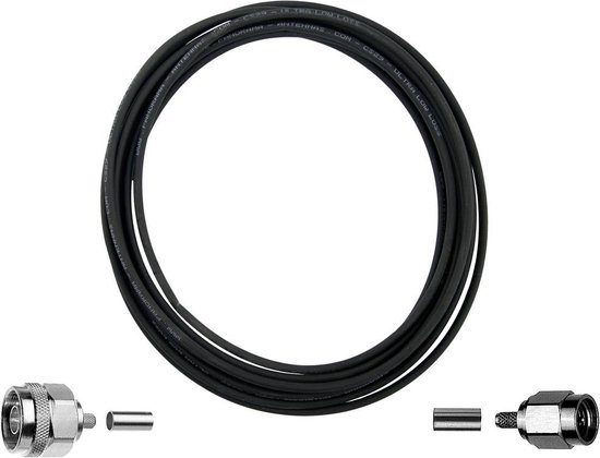 SMA kabel - Nedis - 1 meter (100% koper, Verguld) Nedis SMA kabel - Nedis - 1 meter (100% koper, Verguld) Nedis