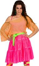 chemise en filet orange NEON (taille unique)