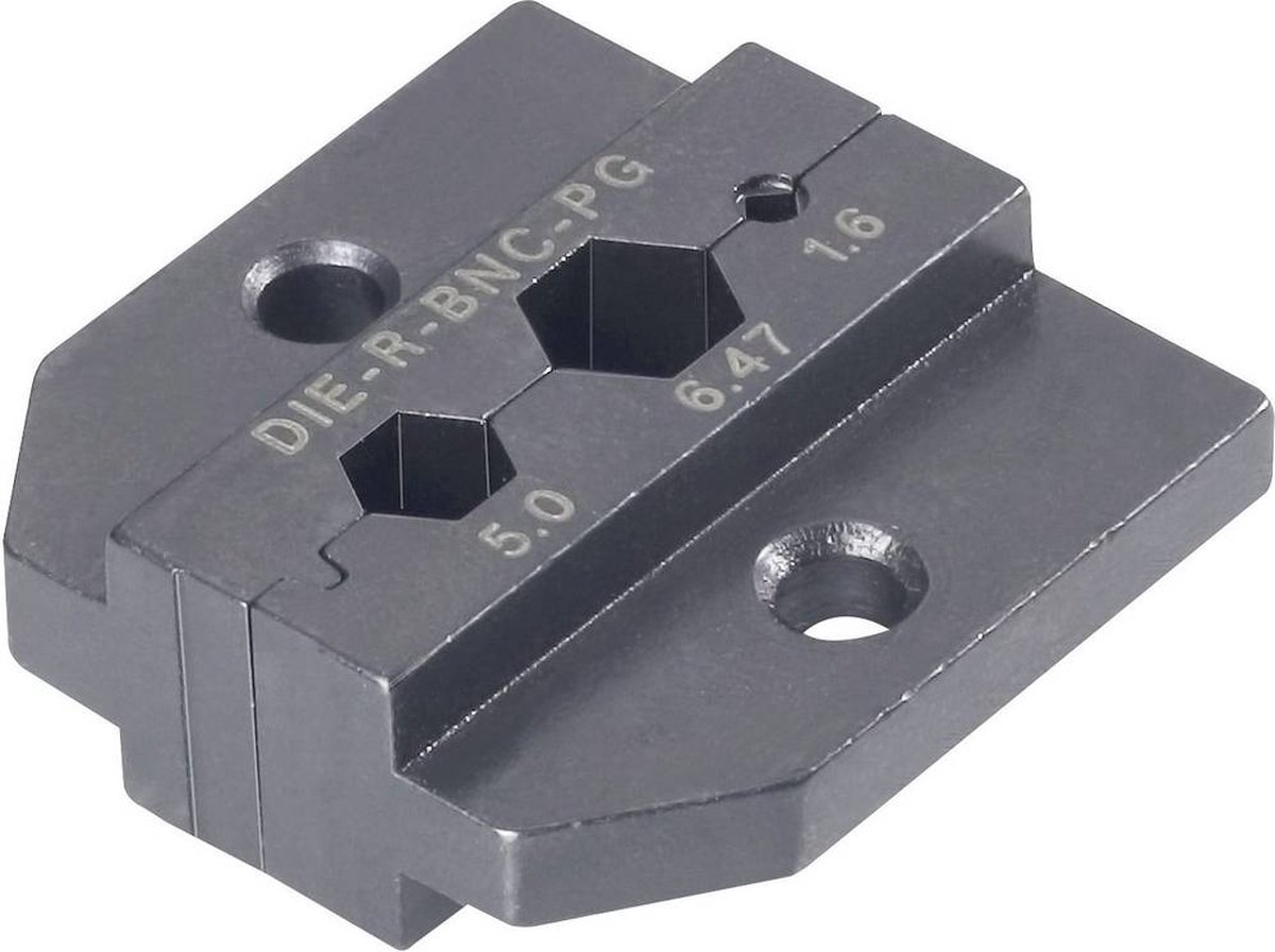 Neutrik DIE-R-BNC-PG DIE-R-BNC-PG Crimp-inzetstuk Zwart 1 stuk(s)