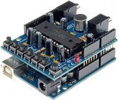 Whadda Shield d'enregistrement Audio Arduino 80 X 55 X 30 Mm Blauw/ Noir