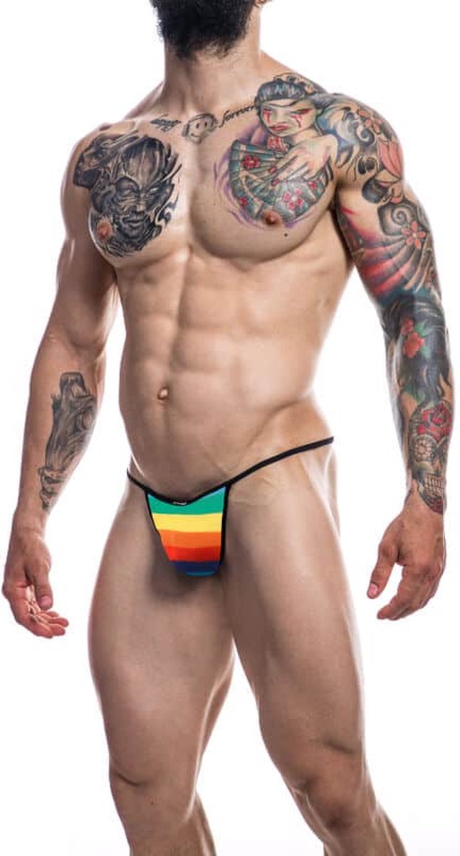 Goedkoopste CUT4MEN BRIEF and BIKINI | Cut4men - Briefkini Rainbow S | Erotische Heren Ondergoed