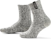 SOXS.co® Wollen sokken | SOX3215 | Grijs | Kuithoogte | Maat 37-41 | Jet Black label