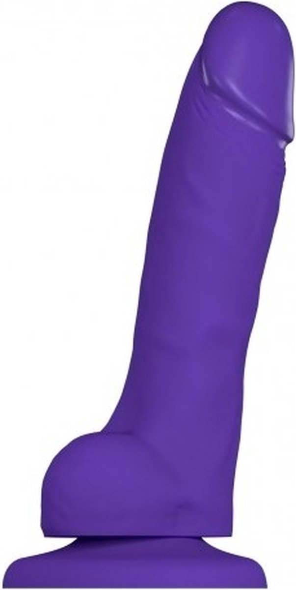 Goedkoopste Strap-On-Me - Soft Realistic Dildo Met Zuignap - Paars
