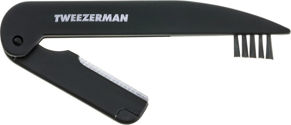 Tweezerman Precision Folding Razor – Opvouwbaar Precisiescheermesje voor Gezicht en Wenkbrauwen – Verwijdert Fijne Haartjes & Exfolieert Zacht – Veilig, Compact & Herbruikbaar – Voor Strakke, Gladde Resultaten – Onmisbaar Beautytool