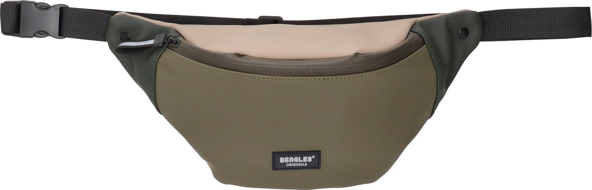 Beagles Originals Multicolor Heuptas Fanny Pack Festival Tasje - Olijfgroen