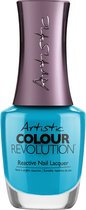 Artistic Nail Design Colour Revolution 'Just Kickin'It' (Aqua Créme)