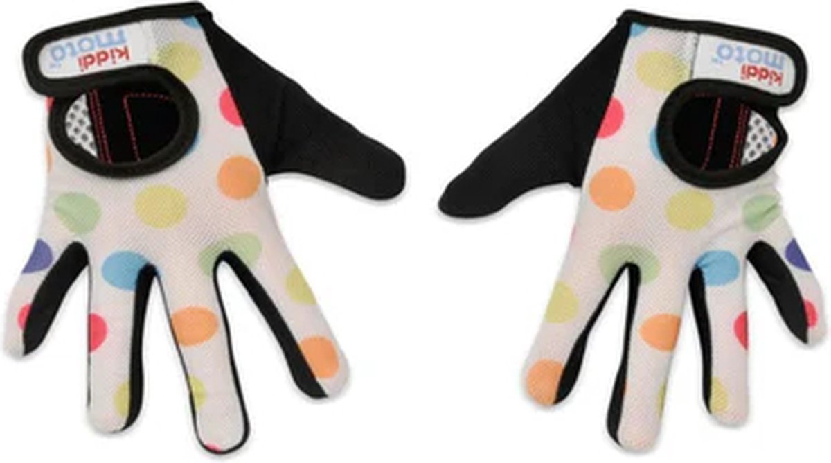 KIDDIMOTO handschoenen Pastel Dotty, Small (full fingered)