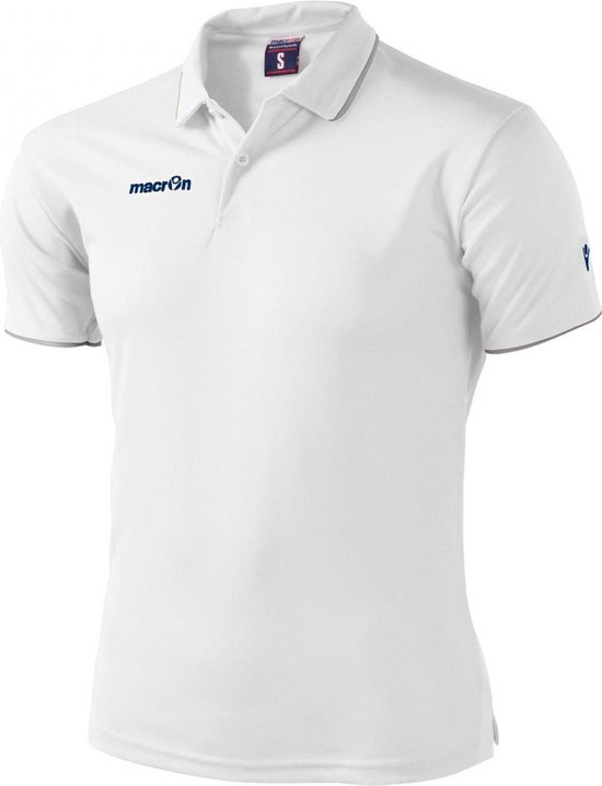 Macron Excellence Rock Polo Hommes - Wit / Argent | Taille M.