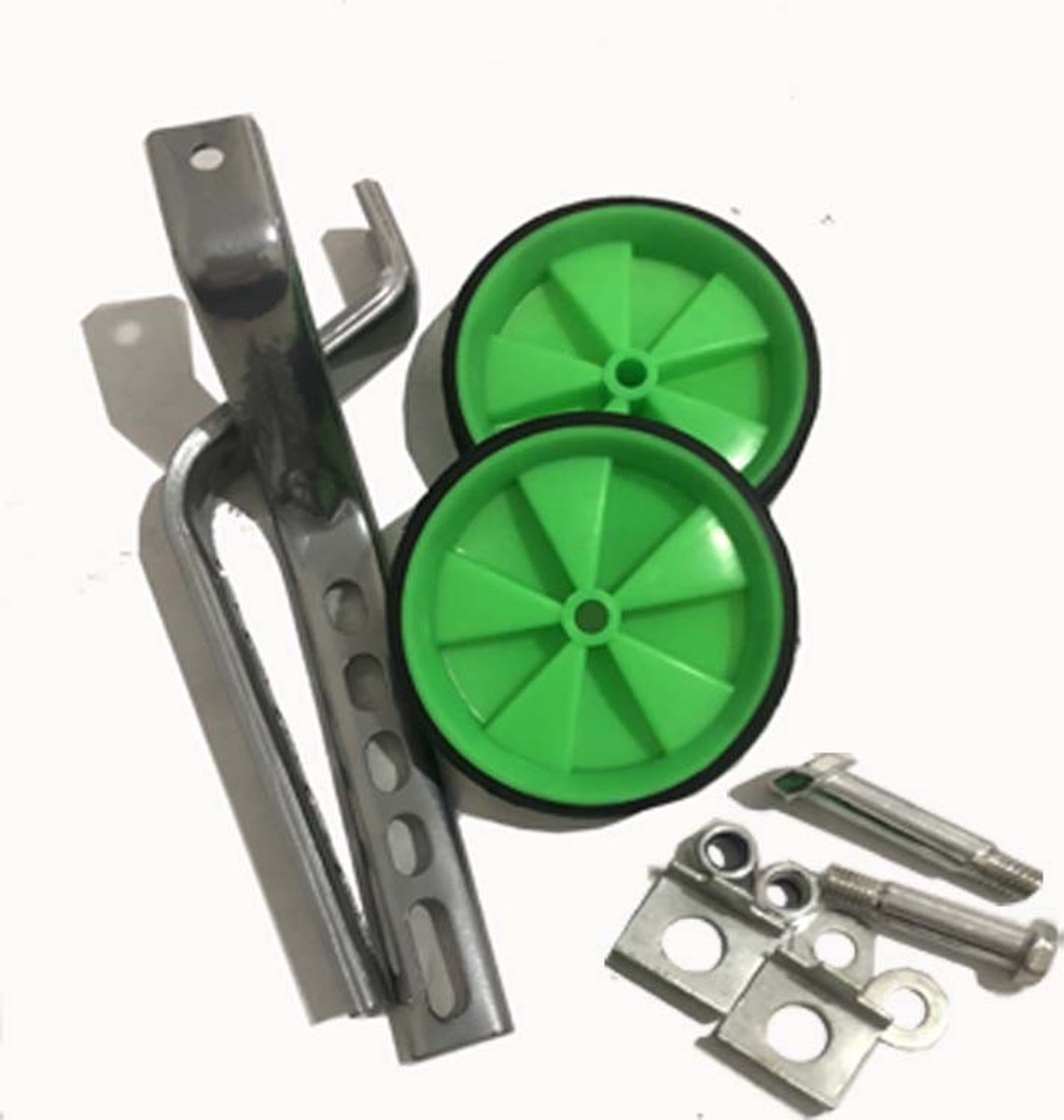 Voltano Zijwieltjes – Groen – 12-20 Inch - Zijwielen Voor Kinderfiets