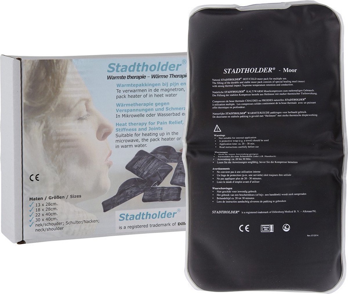 Stadtholder Moor pakking 22 x 40 cm - warmtepakking voor aangename warmte