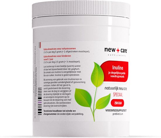 New Care Inuline prebiotica vegan - 250 gram