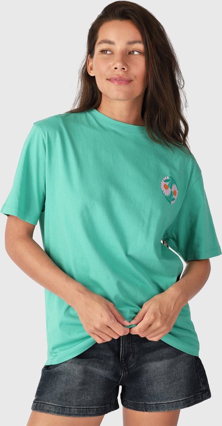 Brunotti Imani-R Dames T-shirt - Groen - XS