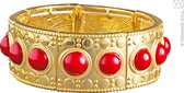 Widmann - Griekse & Romeinse Oudheid Kostuum - Armband Romeinse - Goud - Carnavalskleding - Verkleedkleding