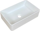 Vasque à poser en Solid Surface Toledo 45x28cm blanc mat