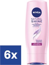 Nivea Après-Shampooing Shine Natural - 6 x 200 ml