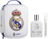 Real Madrid Coffret Cadeau - Eau de Toilette 100 ml & Stylo à Parfum - Avec Trousse de Toilette