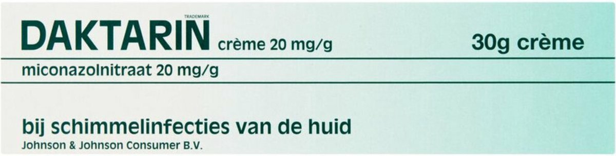 Goedkoopste Daktarin Creme Miconazolnitraat 20mg/g- 2 x 30 gr