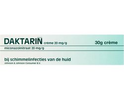 Daktarin Creme Miconazolnitraat 20mg/g- 2 x 30 gr