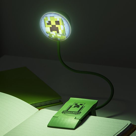Minecraft Creeper Book Light Boek / Klemlamp bol