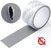 COCHO® Luxe Muggennet Reparatie Tape - Muggengaas Plakband - Gaas Wonen - Klussen Horren Tool - Horrengaas Tools - Grijs 5x200