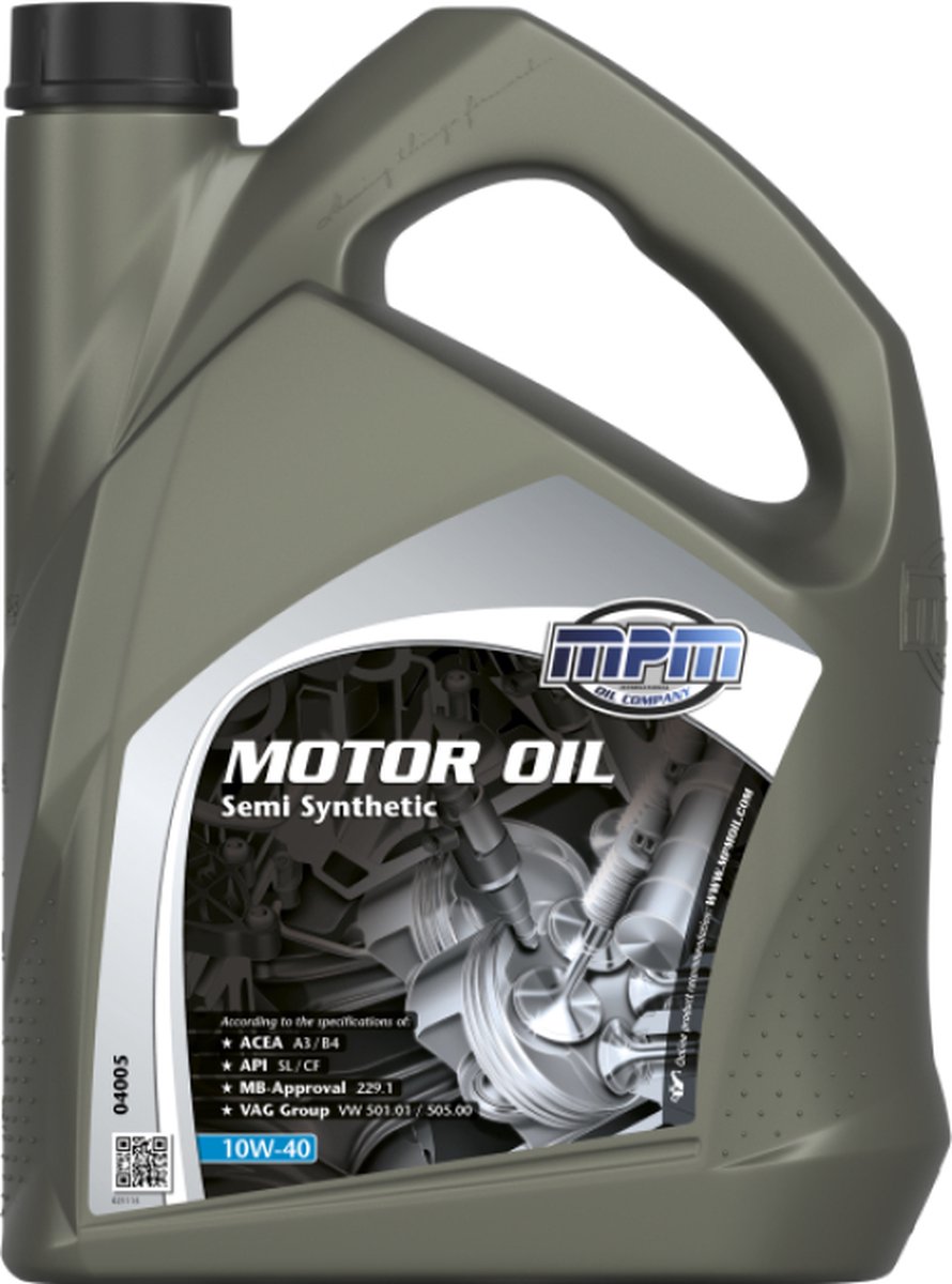 MPM Motorolie 10w40 - 5 liter